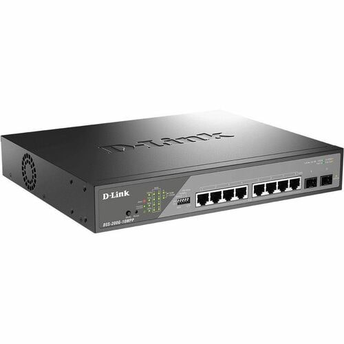 Switch Ethernet D-Link DSS-200G 8 Porte Gestibile - Gigabit Ethernet - 10/100/1000Base-T, 1000Base-X - 3 Layer supportato 