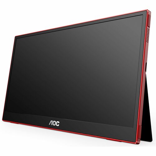 AOC AGON 16G3 16" Class Full HD Monitor LED para jogos - 16:9 - Preto mate, Vermelho - 39,6 cm (15,6") Viewable - Tecnolog