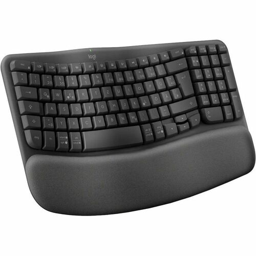 Logitech Wave Keys for Business Tastatur - Kabellos Konnektivität - USB Typ-A Schnittstelle - Deutsch - QWERTZ Layout - Gr