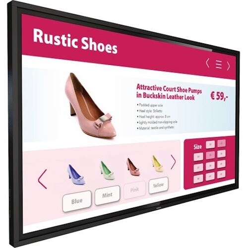 Philips T-line 55BDL3452T 1397 mm LCD Ecrã de assinatura digital - Ecrã tátil Cortex A73 - 2 GB DDR3 SDRAM - 3840 x 2160 -