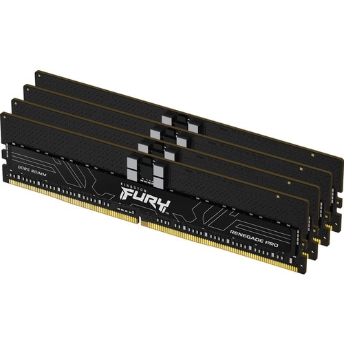 Kingston FURY Renegade Pro 64GB (4 x 16GB) DDR5 SDRAM Memory Kit - For Desktop PC, Workstation - 64 GB (4 x 16GB) - DDR5-5