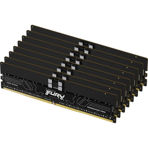 Kingston FURY Renegade Pro 128GB (8 x 16GB) DDR5 SDRAM Memory Kit - For Desktop PC, Workstation - 128 GB (8 x 16GB) - DDR5