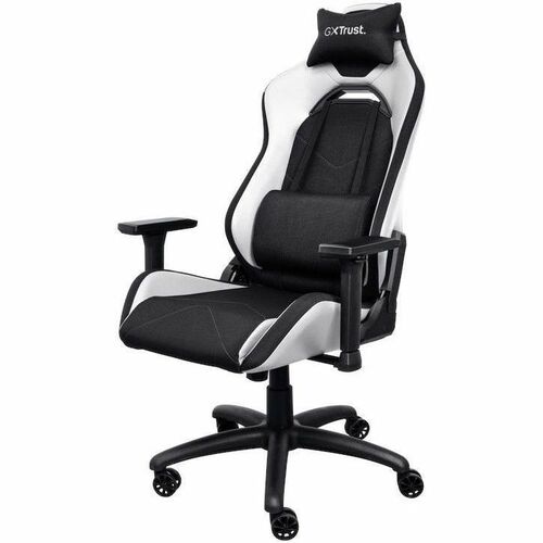 Fauteuil Gaming Trust GXT 714W RUYA - Nylon, Plastique, Bois, Mousse, Mousse polyuréthane - Blanc