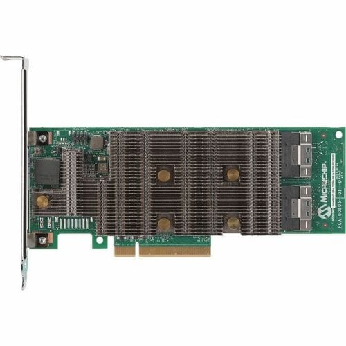 Microchip SmartRAID 3252-8i /e SAS/SATA/NVMe Controller - 24Gb/s SAS - PCI Express 4.0 x8 - 2 GB - Low-profile - Plug-in C