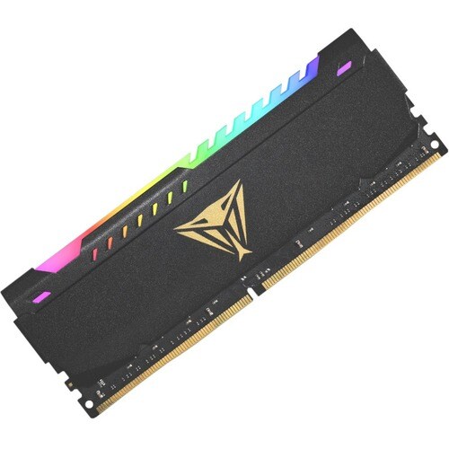 Patriot Memory Viper Steel RGB 8GB DDR4 SDRAM Memory Module - For Computer, Motherboard - 8 GB (1 x 8GB) - DDR4-3600/PC4-2