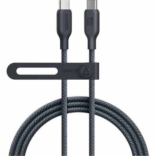 ANKER USB-C to USB-C Cable (Bio-Braided) - 6 ft USB-C Data Transfer Cable for MacBook Air, MacBook Pro, iPad Pro, iPad Air