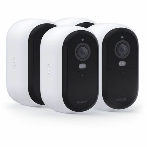 Arlo Essential VMC3450 4 Megapixel Outdoor 2K Network Camera - Colour - 4 - White - Colour Night Vision - 2560 x 1440 - Wi