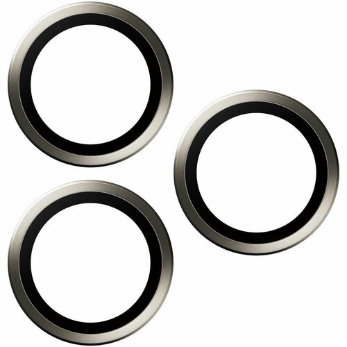 PanzerGlass ® Hoops® Natural Metal Camera Lens Protector iPhone 15 Pro | 15 Pro Max. Brand compatibility: Apple, Compatibi