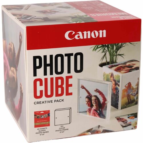 Canon Photo Paper - Pink - 127 mm x 127 mm - Glossy - 40 Sheets - Double-sided