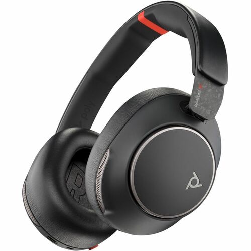 Poly Voyager Surround 85 UC Wired/Wireless Over-the-head, Over-the-ear Stereo Headset - Black - Microsoft Teams Certificat