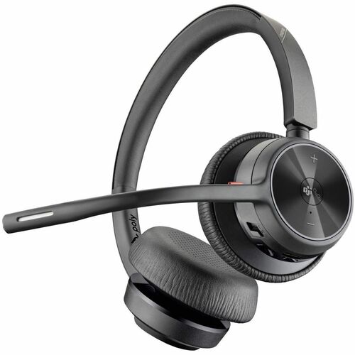 Poly Voyager 4300 UC 4320 Wired/Wireless On-ear, Over-the-head Stereo Headset - Black - Microsoft Teams Certification - Go