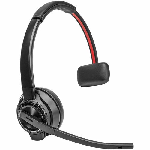 Poly Savi 8400 Office 8410 Wireless Over-the-head Mono Headset - Black - Monaural - Supra-aural - 18000 cm - Bluetooth - 3