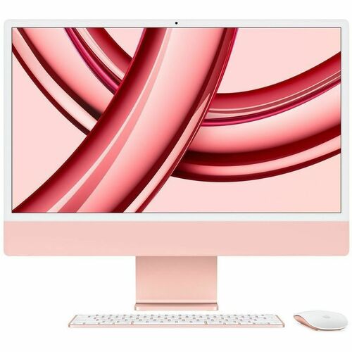 Apple iMac MQRU3B/A All-in-One Computer - Apple M3 Octa-core (8 Core) - 8 GB RAM - 512 GB SSD - 61 cm (24") 4.5K 4480 x 25