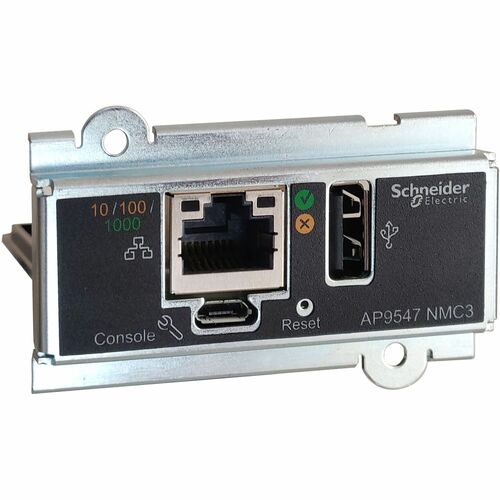 APC by Schneider Electric AP9547 USV-Management-Adapter - 1 x Netzwerk (RJ-45) Anschluss/Anschlüsse - Seriell - USB