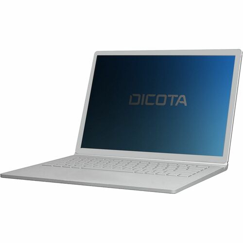 Dicota 3H Polyethylene Terephthalate (PET) Privacy Screen Filter - Black - For LCD 2 in 1 Notebook - Blue Light Reduction 