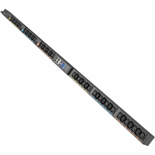 Eaton 3-Phase Metered Input Rack PDU G4, 120/208V, 42 Outlets, 24A, 8.6kW, L21-30 Input, 10 ft. Cord, 0U Vertical - Metere