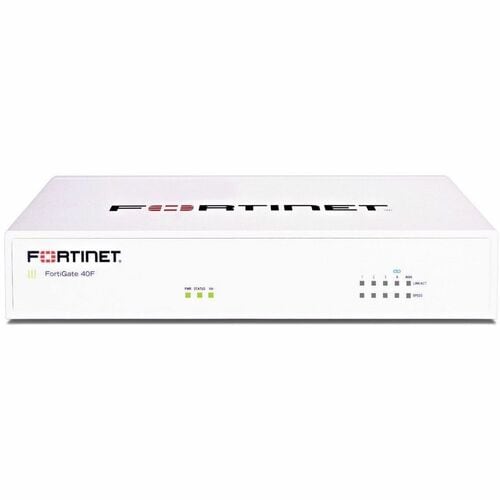 Fortinet FortiGate FG-40F Network Security/Firewall Appliance - Intrusion Prevention - 5 Port - 1000Base-T - Gigabit Ether