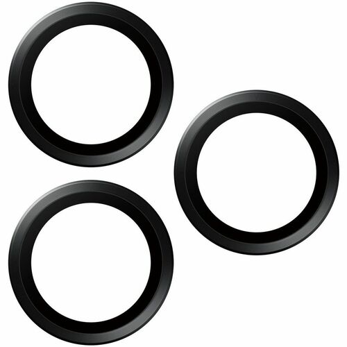 PanzerGlass® Hoops® Schwarzes Metall Kameraschutz iPhone 15 Pro | 15 Pro Max