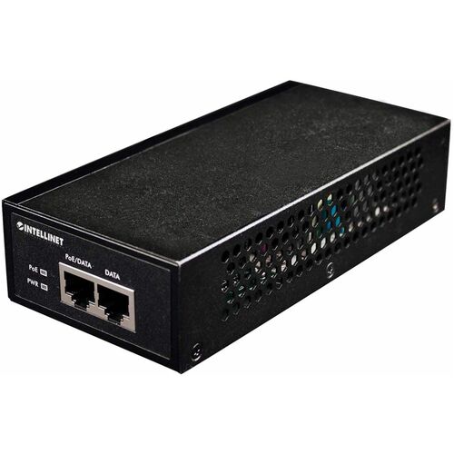 Gigabit High-Power PoE+ Injector, 1 x 30 W, IEEE 802.3at/af Power over Ethernet (PoE+/PoE) - 120 V AC, 230 V AC Input - 1 