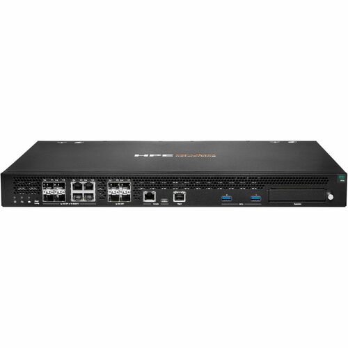 HPE 9114 Router - 4 Ports - 4 RJ-45 Port(s) - Management Port - 8 SFP+ Slots, SFP (mini-GBIC) Slots - 10 Gigabit Ethernet 