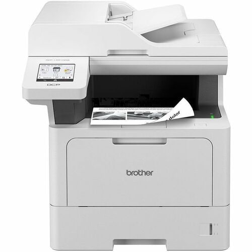 Brother MFC-L5710DN Wired Laser Multifunction Printer - Monochrome - Grey - Copier/Fax/Printer/Scanner - 48 ppm Mono Print