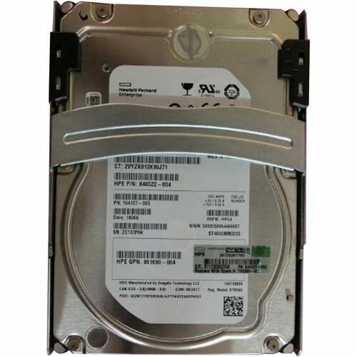 HPE Sourcing 4 TB Hard Drive - 3.5" Internal - SATA (SATA/600) - Server Device Supported