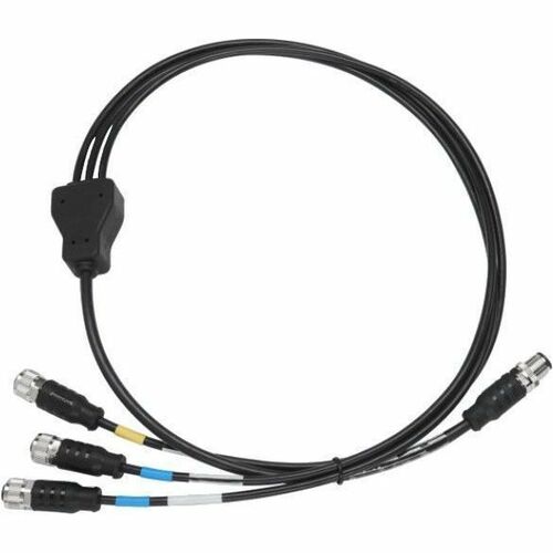 Zebra USB Splitter - 3.28 ft USB Data Transfer Cable for RFID Reader - First End: 1 x M12 - Male - Second End: 3 x M12 - F