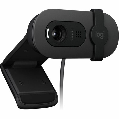 Cámara Web Logitech BRIO 100 - 2Megapíxel - 30fps - Grafito - USB Tipo A - Full HD - 1920 x 1080 Vídeo - Foco Estático - 5