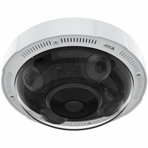 AXIS P3738-PLE 32 Megapixel Outdoor 4K Network Camera - Colour - Dome - White - TAA Compliant - 15 m Infrared Night Vision