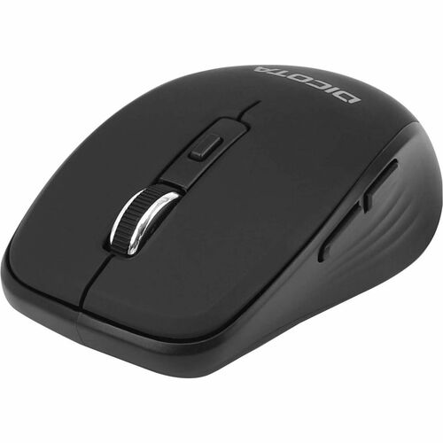 Dicota Travel Maus - Bluetooth - Schwarz - Kabellos - 10 m - 1600 dpi Auflösung - Symmetrisch - 1 x AA Battery Supported