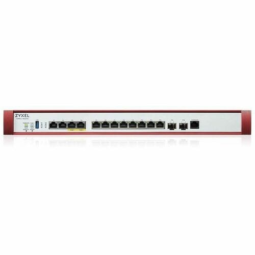 ZYXEL ZyWALL USG FLEX 700H Network Security/Firewall Appliance - 12 Port - 10/100/1000Base-T - 10 Gigabit Ethernet, 2.5GBa