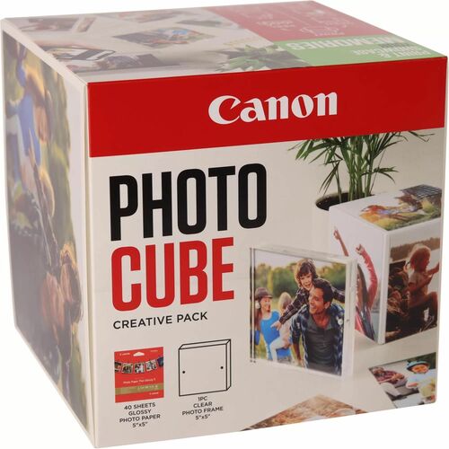 Canon Fotopapier - Grün - 127 mm x 127 mm - Glänzend - 40 Blätter - Zweiseitig