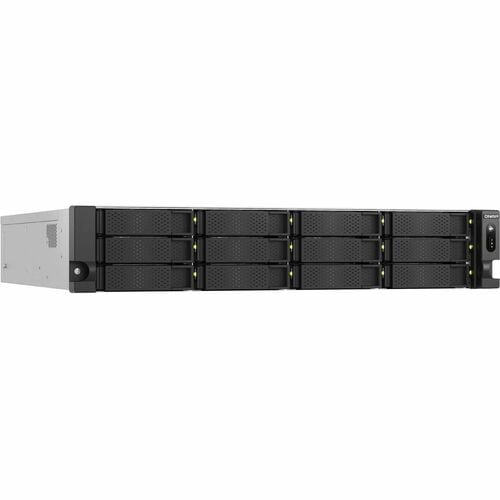 QNAP TS-h1277AXU-RP-R5-16G 12 x Total Bays SAN/NAS Storage System - 5 GB Flash Memory Capacity - AMD Ryzen 5 Hexa-core (6 