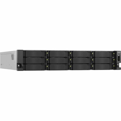 QNAP TS-h1277AXU-RP-R5-16G 12 x Total de compartimentos Sistema de armazenamento SAN/NAS - 5 GB Flash Memory Capacity - AM