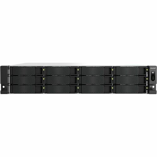 QNAP TS-H1277AXU-RP-R7-32G 12 x Total de compartimentos Sistema de armazenamento NAS Ryzen 7 7700 Octa-core (8 núcleos) - 