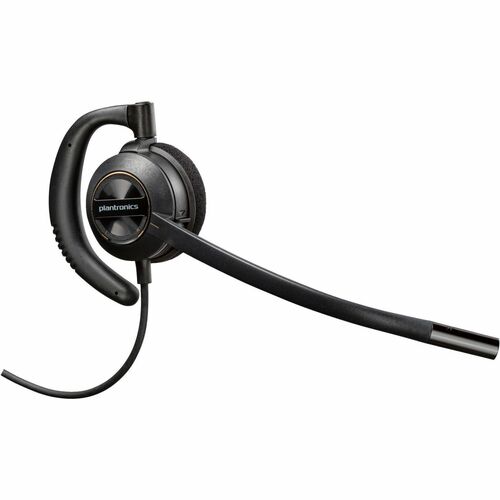 Poly EncorePro 540 Kabel Auf den Ohren Mono Ohrhörerset - Schwarz - Monaural - Geschlossen - 20 Hz bis 16 kHz Frequenzgang