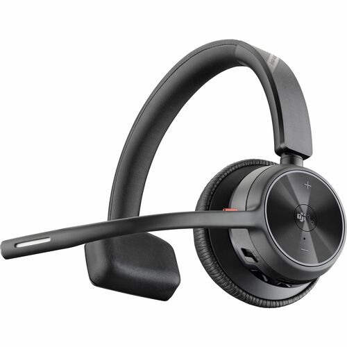 Poly Voyager 4300 UC 4310-M Com fios/sem fios Headset, Na orelha Estéreo Fone de ouvido - Preto - Siri, Google Assistant -