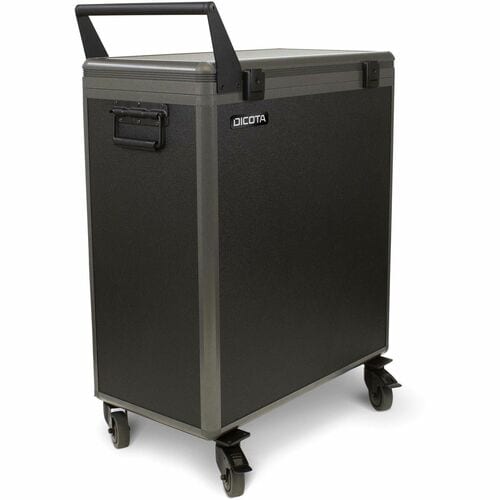 Dicota Laptop/Tablet-Ladewagen - Schiebetür Griff - 4 Rollen - Aluminium - 363 mm Länge x 633 mm Breite x 865 mm Tiefe - S