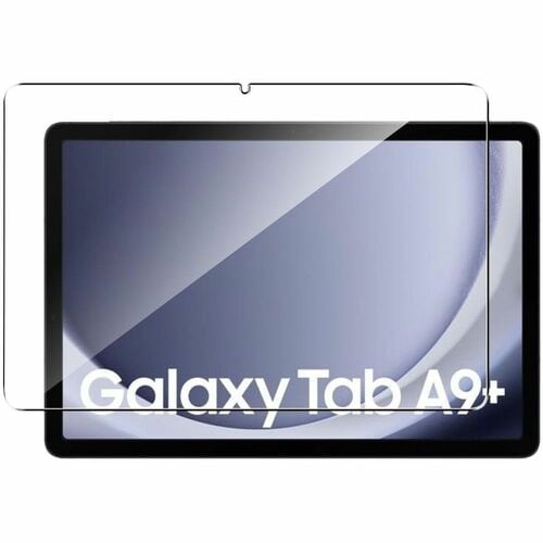 Protecteur écran pour Galaxy Tab A9+ DLH Energy En verre trempé Noir - Pour 27,9 cm (11") LCD Tablette