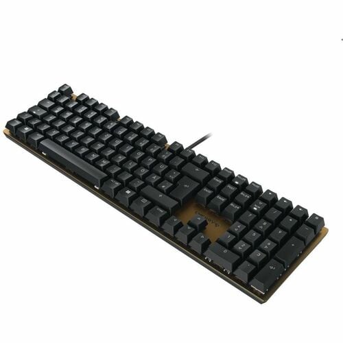 CHERRY KC 200 MX Keyboard - Cable Connectivity - USB 2.0 Type A Interface - English (US) - Black, Bronze - Mechanical/MX K
