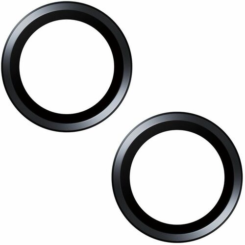 PanzerGlass® Hoops® Schwarz Kameraschutz for iPhone 15 | 15 Plus