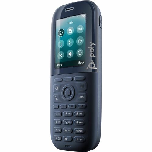 Poly Rove 30 Handset - Black - Cordless - DECT - 6.1 cm (2.4") Screen Size - Audio - Headset Port - 18 Hour Battery Talk Time