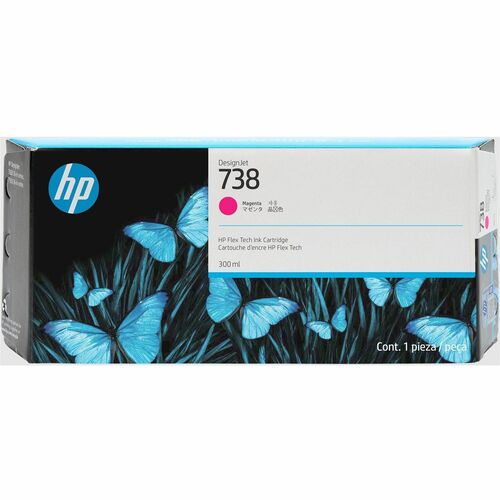 CARTUCHO TINTA HP 738 MAGENTA 300 ML
