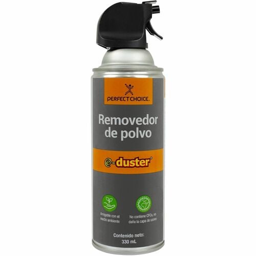 Perfect Choice e-duster Air Duster para Teléfono, Cámara, Equipo Electrónico, Teclado, Computador - 330mL - Sin CFC - 1