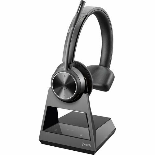 Cuffie Poly Savi 7300 Office 7310 Wireless On-ear, Over-the-head Mono - Nero - Monoaurale - Ear-cup - 18000 cm - DECT - 20