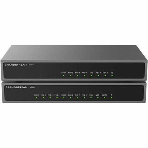 Grandstream HT881 VoIP Gateway - 2 x RJ-45 - 1 x FXS - 8 x FXO - PoE Ports - Ethernet, Fast Ethernet, Gigabit Ethernet