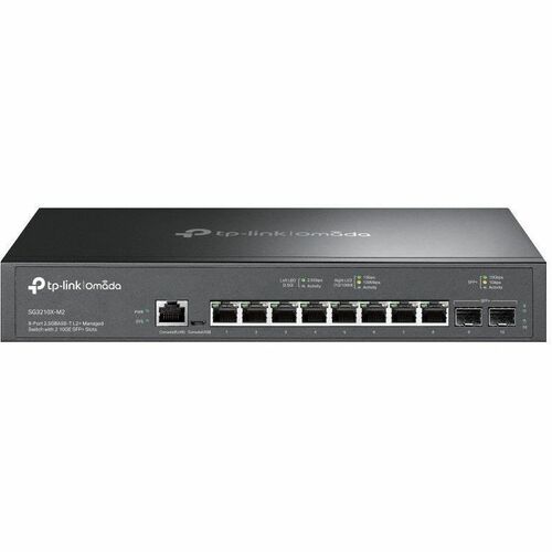 TP-Link Omada 8 Anschlüsse Verwaltbar Ethernet-Switch - 2.5 Gigabit Ethernet, 10 Gigabit Ethernet - 2.5GBase-T, 10GBase-X 