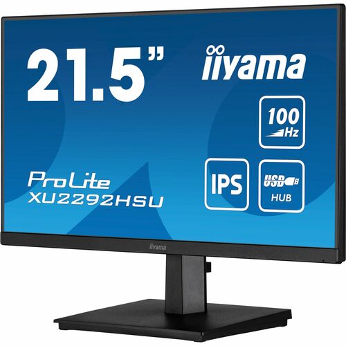 iiyama ProLite XU2292HSU-B6 22 Zoll Class Full HD LED-Monitor - 16:9 Format - Mattschwarz - 54,6 cm (21,5 Zoll) Viewable -