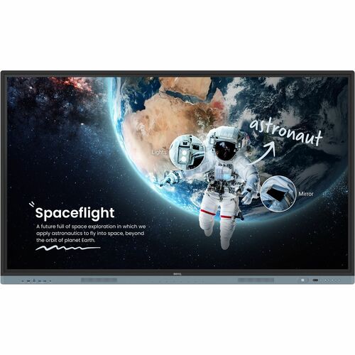 BenQ Board Master RM6504 4K UHD LCD Écran de collaboration - ARM Cortex A73 + A53 - 8 Go - infrarouge (lrda) - Écran tacti