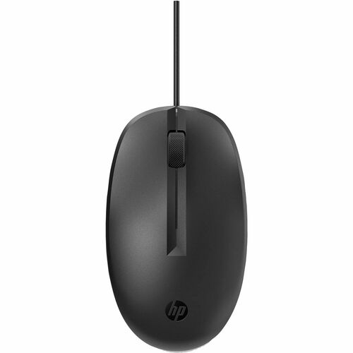 Souris HP 125 - USB - Optique - 3 Bouton(s) - Câble - 1200 dpi - Roulettes avec frein